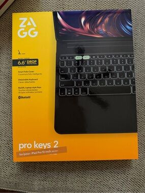 ZAGG Pro Keys 2 Detachable Keyboard Case for iPad Pro 13-inch - Black